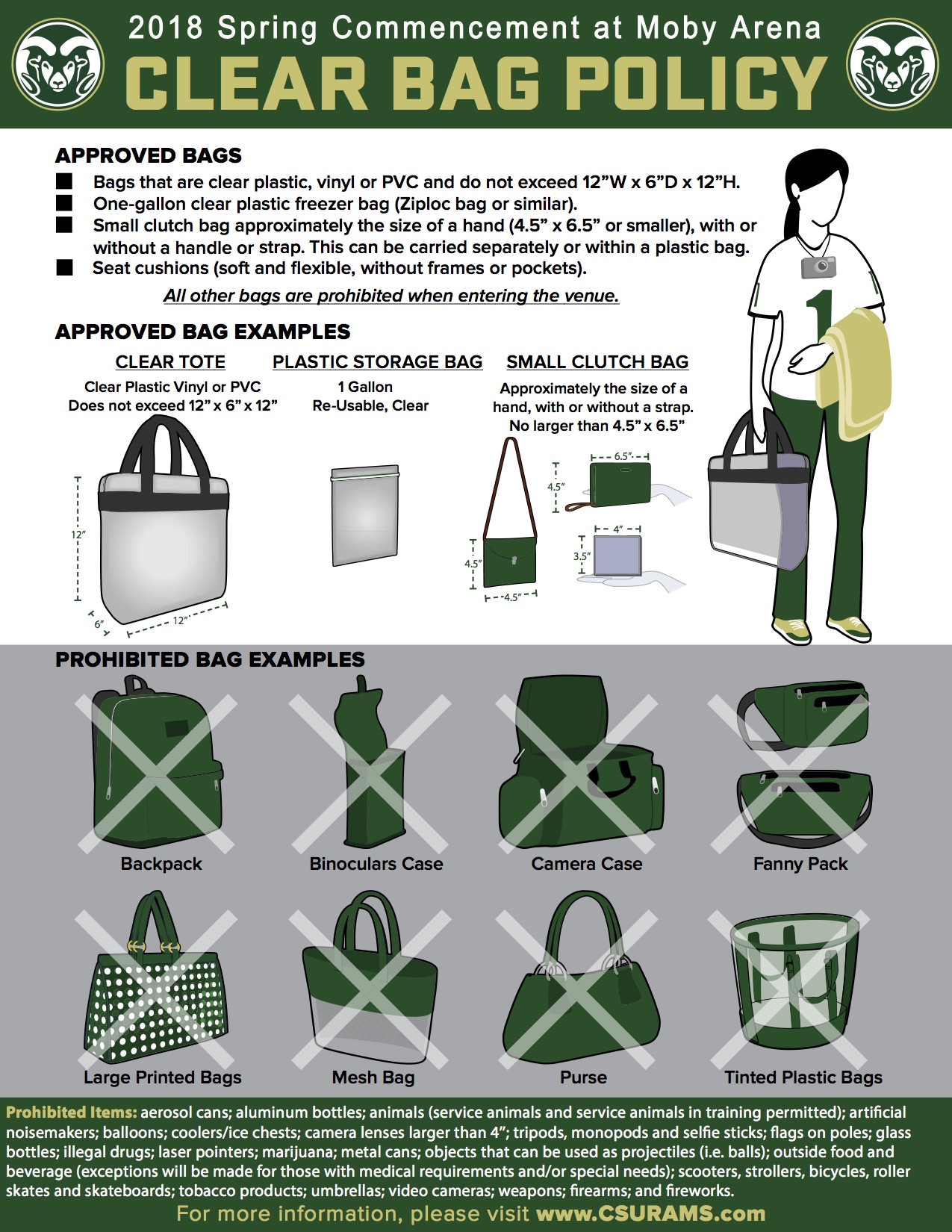 clear bag policy graphic